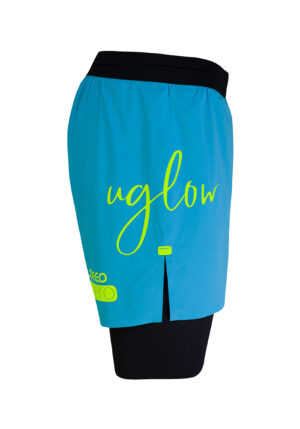 Venta de Short RUNNING MUJER UGLOW 3-BLACK - Ultrarun